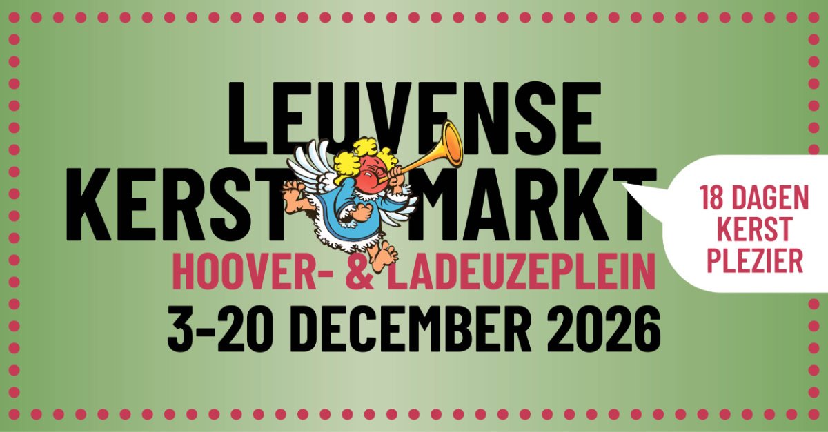 Leuvense Kerstmarkt 2026